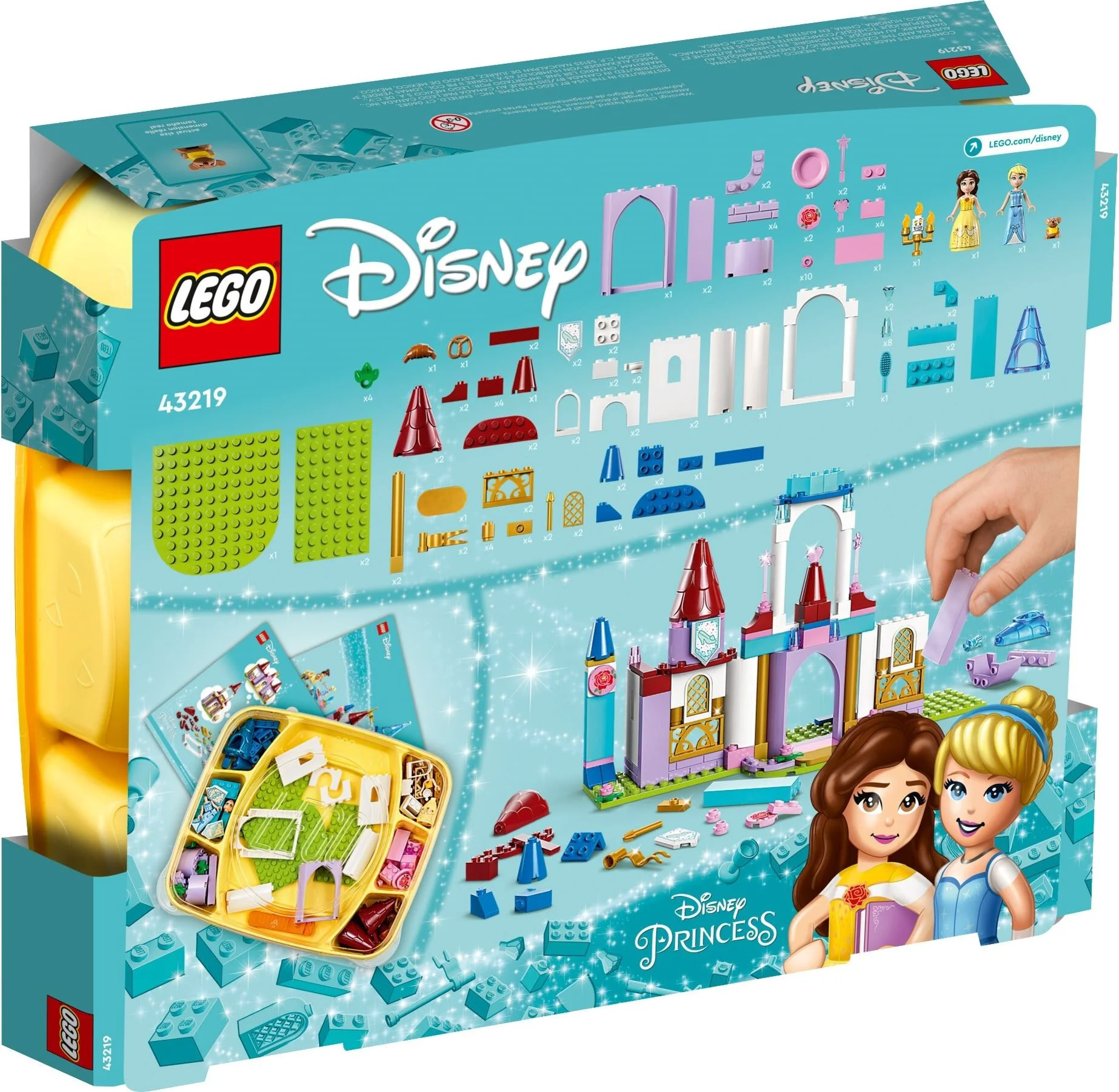 Конструктор LEGO Принцессы Творческие замки принцесс Диснея 43219 купить,0