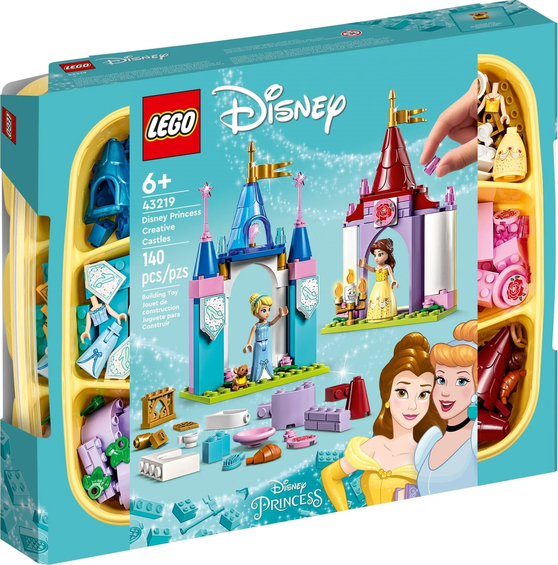 Конструктор LEGO Принцессы Творческие замки принцесс Диснея 43219 купить,0