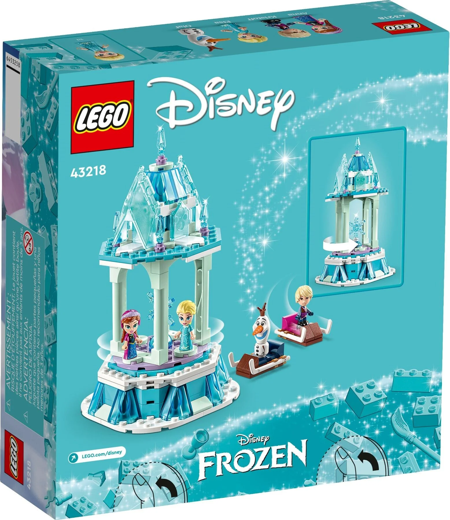 Конструктор LEGO Принцессы Дисней Волшебная карусель Анны и Эльзы 43218 купить,0