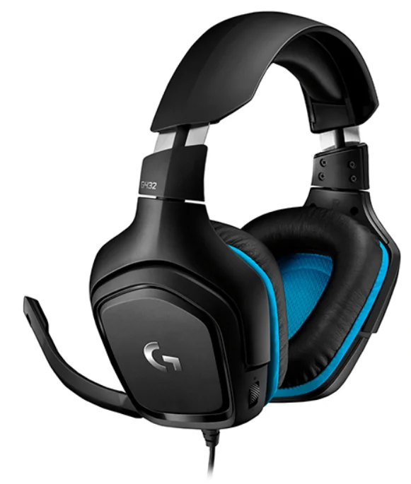 Наушники Logitech G432 981-000770 Blue Black