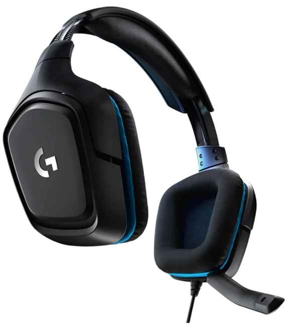 Наушники Logitech G432 981-000770 Blue Black