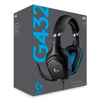 Наушники Logitech G432 981-000770 Blue Black