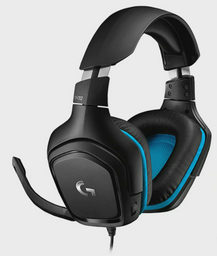 Наушники Logitech G432 981-000770 Blue Black