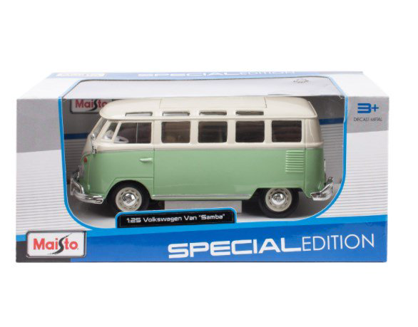 Модель автомобиля Maisto 1:24 Volkswagen Van Samba 31956 купить,NaN