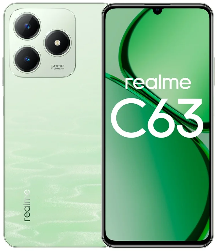 Смартфон Realme C63 8/256Gb 4G Jade Green + подарок купить,NaN