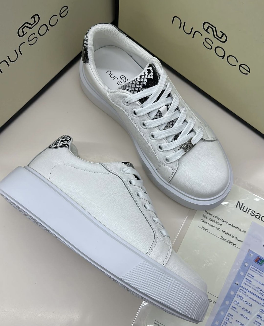 Кеды Nursace кеды белый, серый