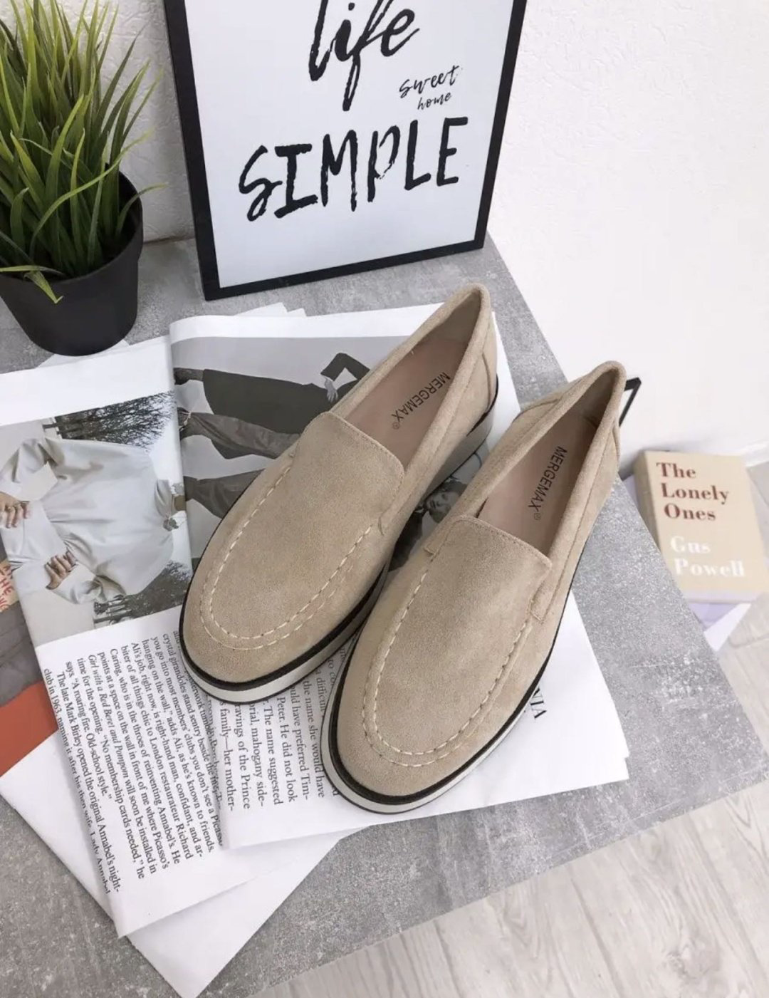 Мокасины Fashion бежевый, прозрачный купить,NaN
