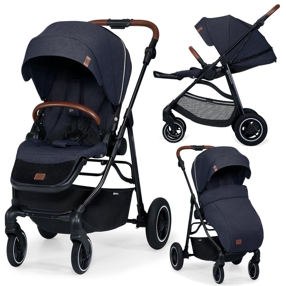 Коляска прогулочная Kinderkraft All Road Imperial Blue купить,NaN