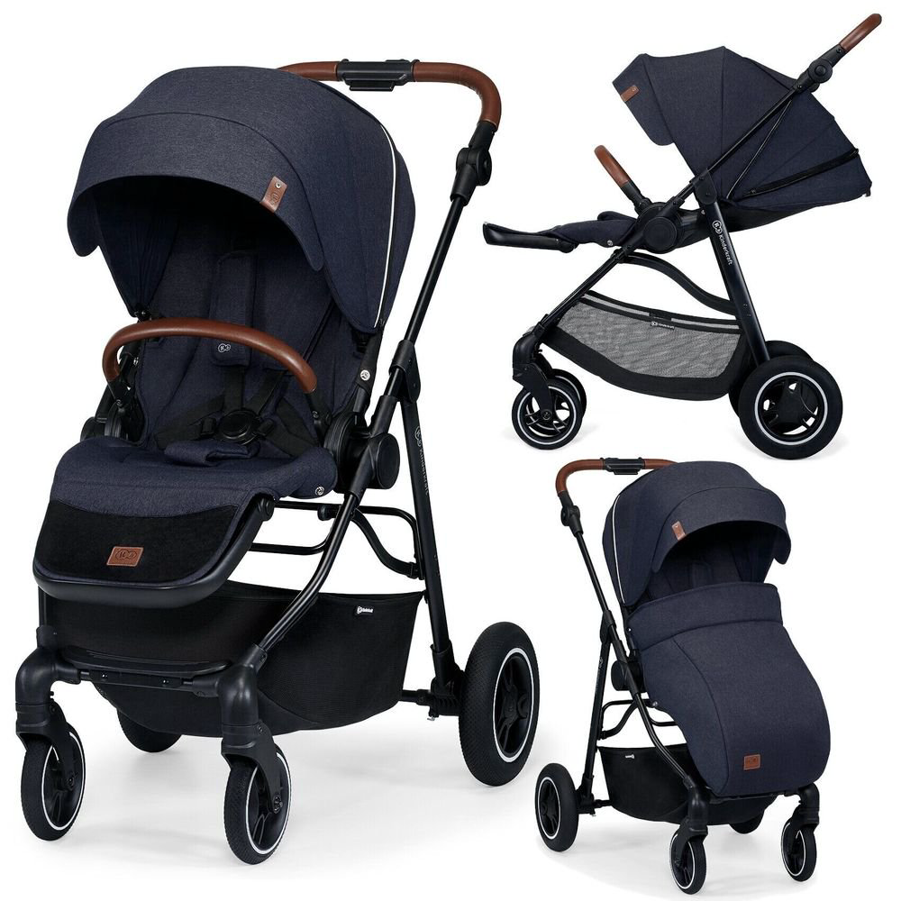 Коляска прогулочная Kinderkraft All Road Imperial Blue купить,NaN