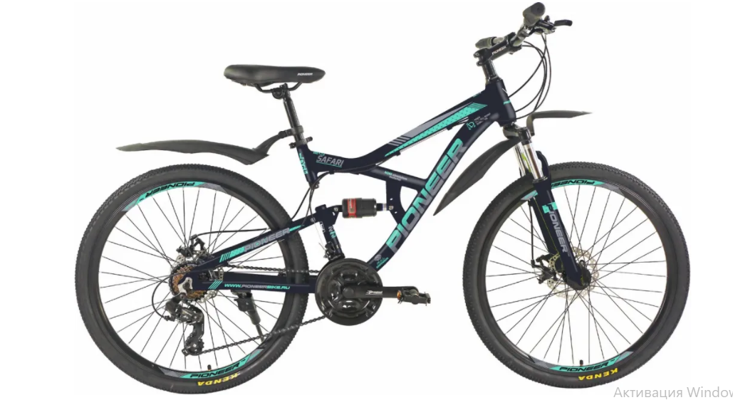 Велосипед Pioneer Safari 26'' 19 черно-серый купить,NaN