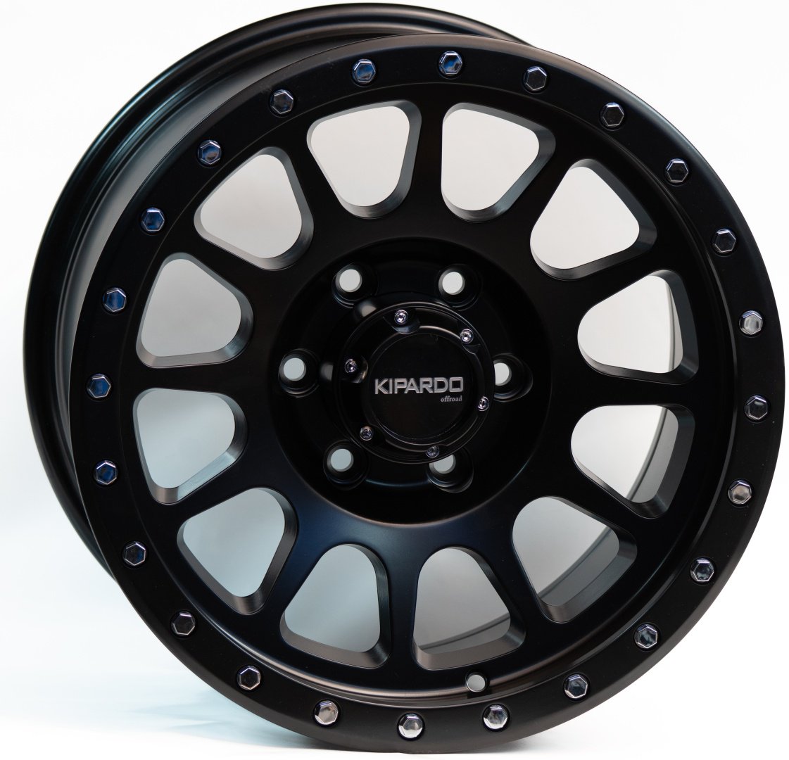 Kipardo K1002 9x17/6x139.7 D110.1 ET0 4 диска черный матовый купить,NaN