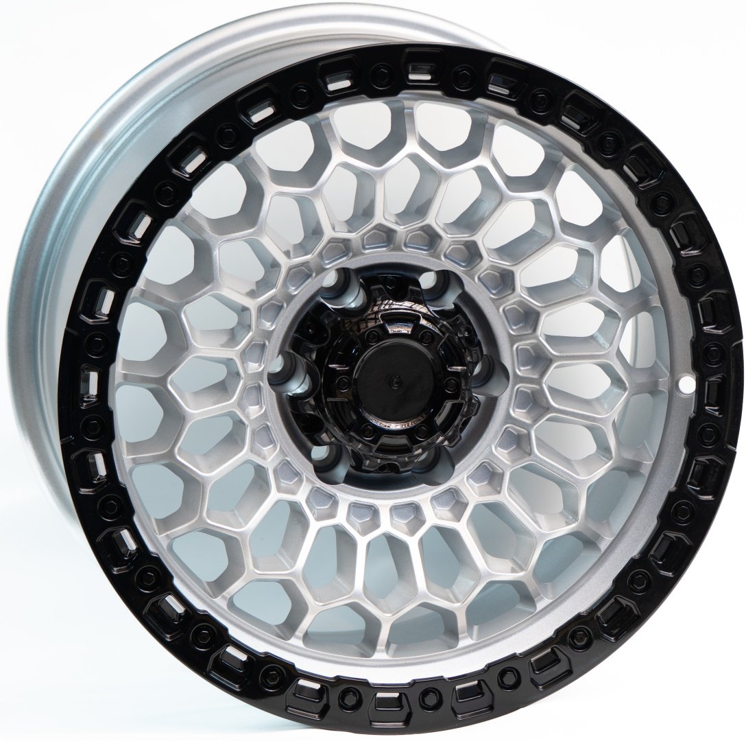 Kipardo KF5357 8.5x17/6x139.7 D106.1 ET0 4 диска черный, серебристый купить,NaN