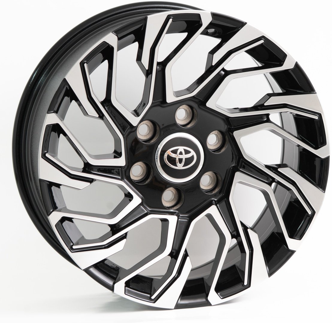 Kipardo R964 8x18/6x139.7 D106.1 ET25 4 диска черный, серебристый купить,NaN