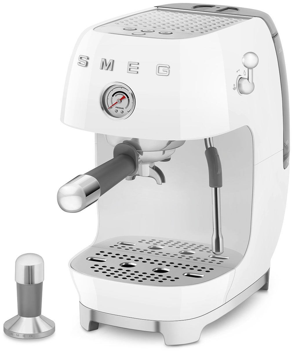 Кофемашина Smeg ECF03WHEU белый купить,NaN