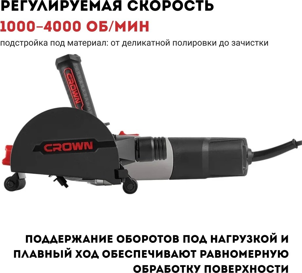 Шлифмашина многофункциональная CROWN CT13551-110RSV купить,NaN