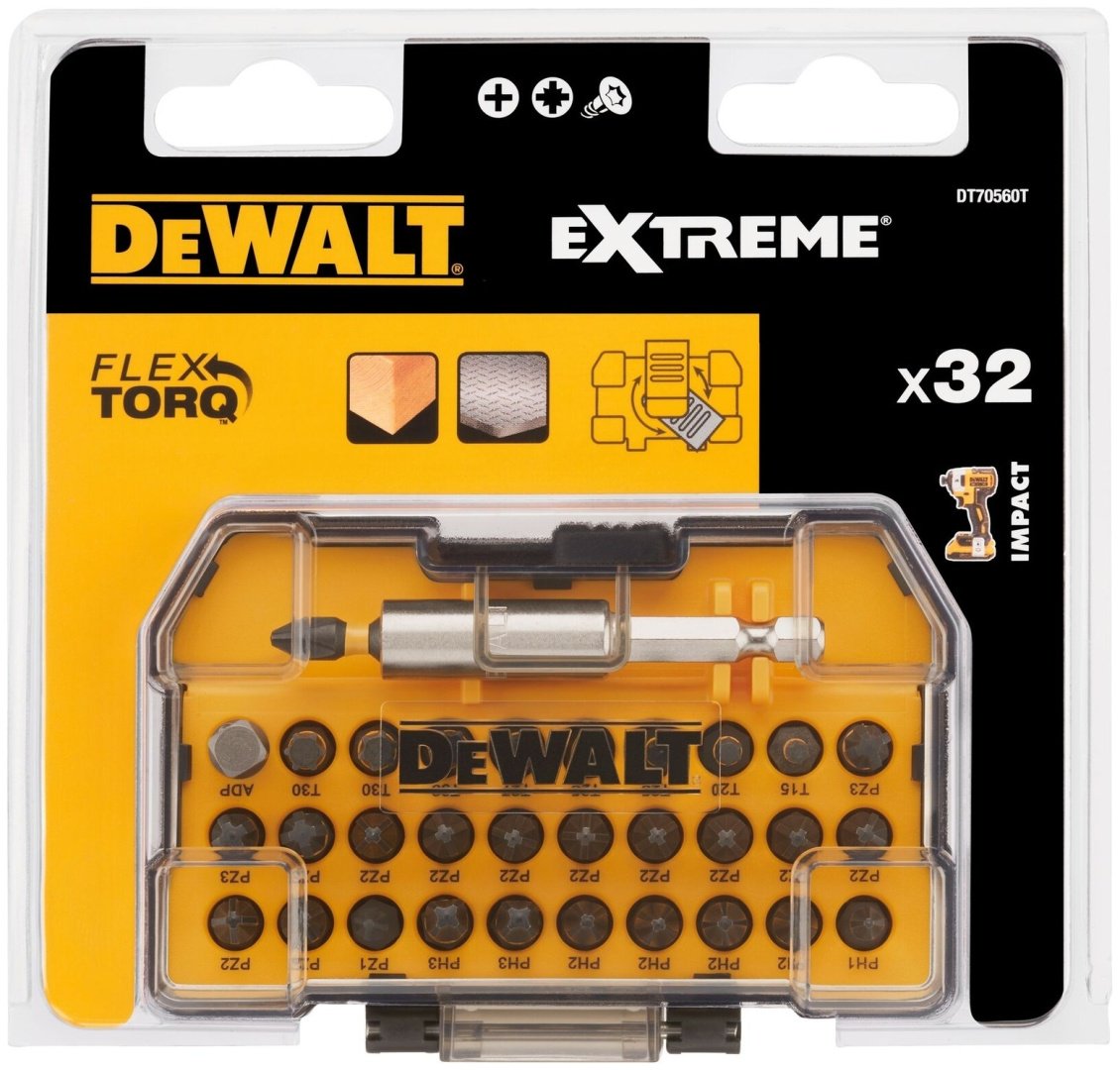 DeWALT набор бит DT70560T-QZ 32 шт купить,NaN