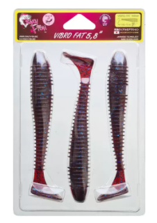 Силиконовая приманка Crazy Fish Vibro Fat 5.8'' 74-145-73-6 21гр 145мм 3 шт купить,NaN