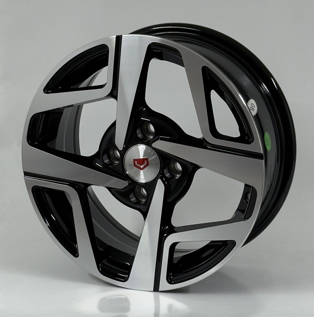Kipardo 84008 6x14/4x100 D60.1 ET35 4 диска черный, серый купить,NaN