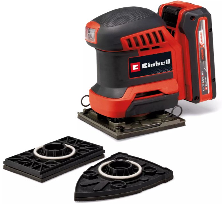 Аккум. Виброшлифмашина EINHELL TE-OS 18/113 3X Li - Solo (4460730) купить,NaN