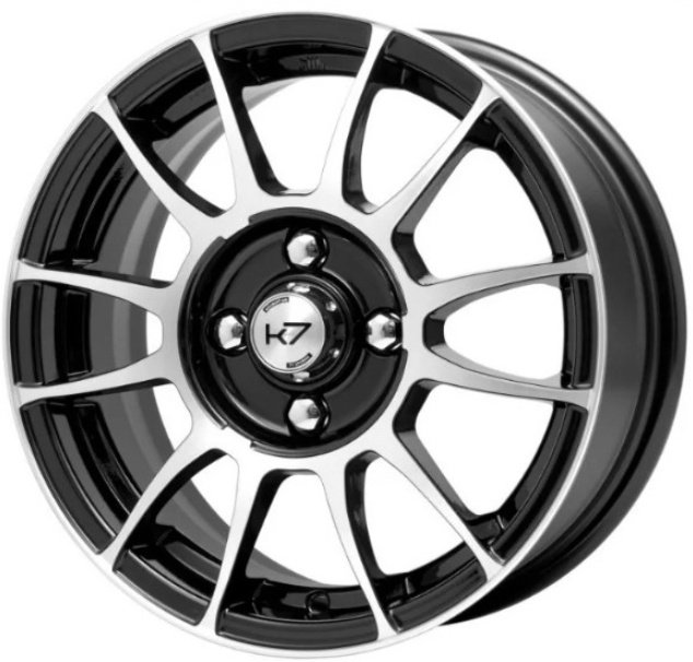 Вектор K-37 6x14/4x100 D67.1 ET37 4 диска серебристый, черный купить,NaN