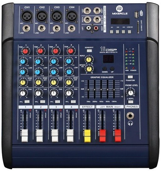 Микшерный пульт Mickle PMX402D-USB синий купить,81000