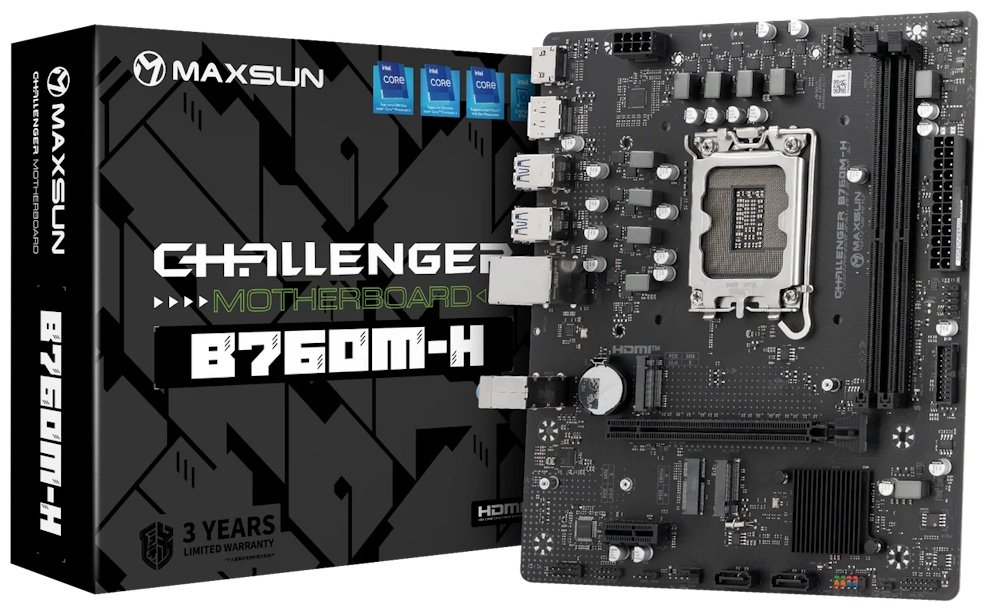 Материнская плата MAXSUN MS-Challenger B760M-H купить,NaN