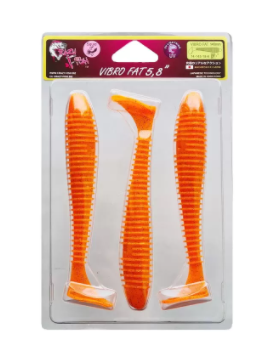 Силиконовая приманка Crazy Fish Vibro Fat 5.8'' 74-145-18-6 21гр 145мм 3 шт купить,NaN
