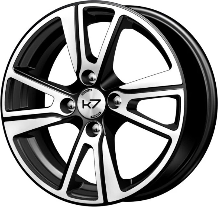 K-7 K-27 5.5x14/4x100 D67.1 ET39 4 диска черный, серебристый купить,NaN