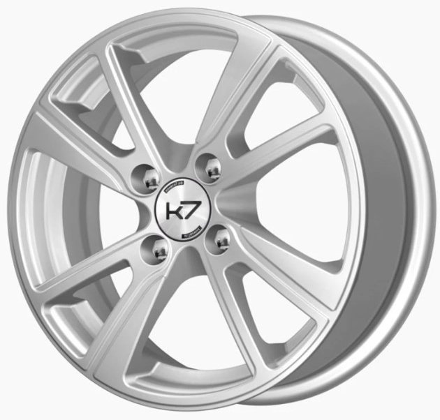 K-7 K-27 5.5x14/4x100 D67.1 ET38 4 диска серебристый купить,NaN