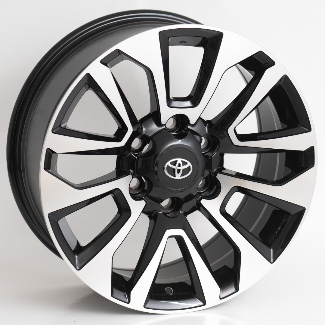 Kipardo R887F 8x18/6x139.7 D106.1 ET25 4 диска черный, белый купить,NaN