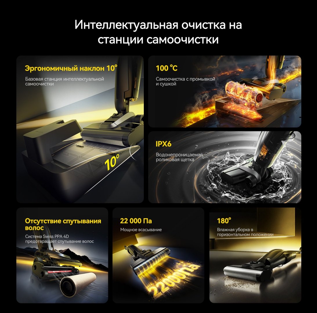 Пылесос Deerma DEM-VX100 ULTRA S черный купить,NaN