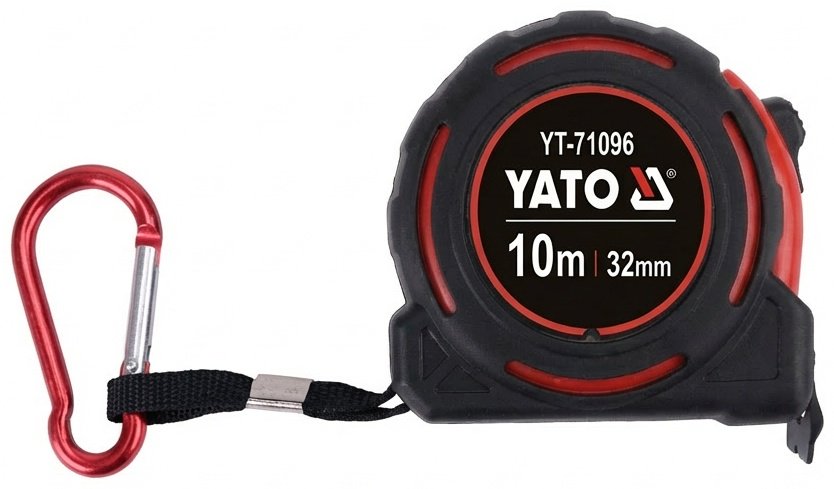 YATO рулетка строительная YT-71096, 10 м х 32 мм купить,NaN