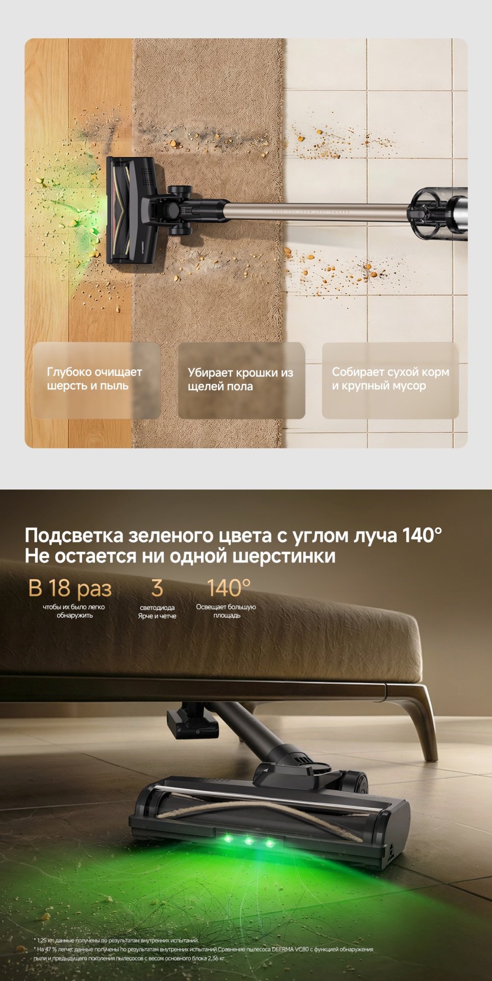 Пылесос Deerma DEM-G40S Ultra черно-серый купить,NaN