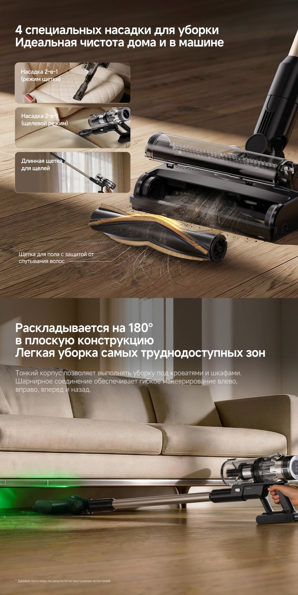 Пылесос Deerma DEM-G40S Ultra черно-серый купить,NaN