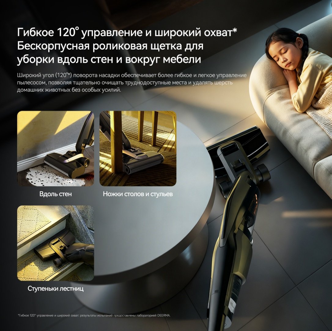 Пылесос Deerma DEM-VX100 ULTRA S черный купить,NaN
