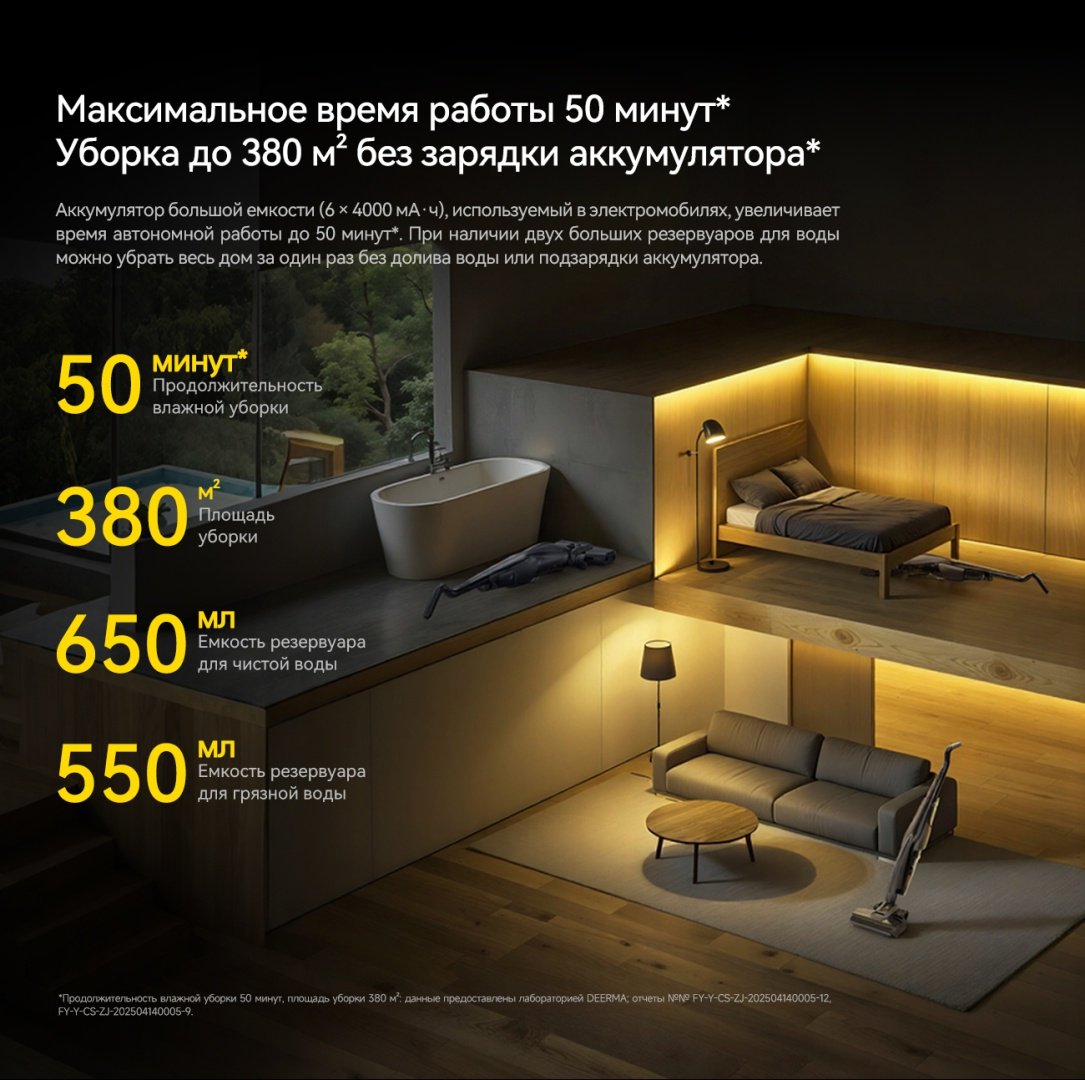 Пылесос Deerma DEM-VX100 ULTRA S черный купить,NaN