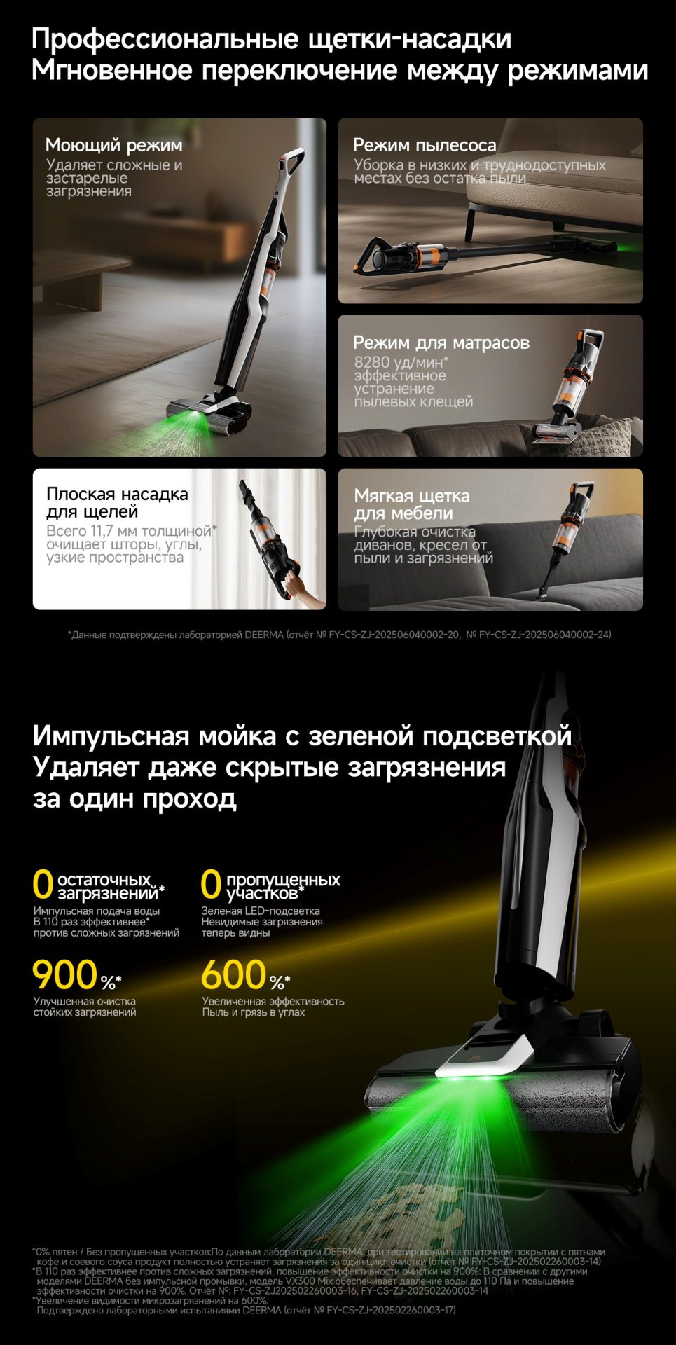 Пылесос Deerma VX300 MIX бело-черный купить,NaN