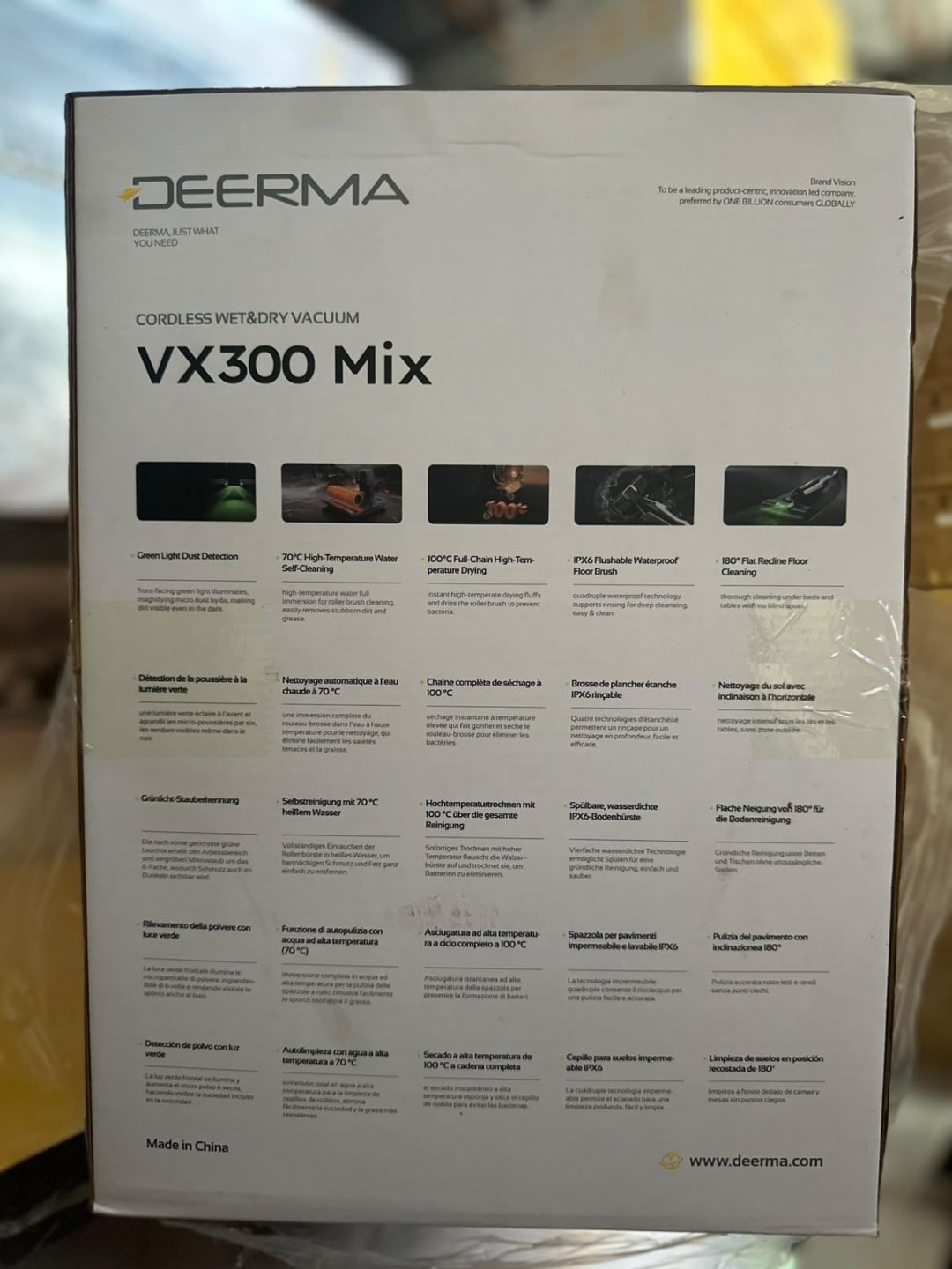 Пылесос Deerma VX300 MIX бело-черный купить,NaN