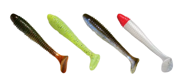Силиконовая приманка Crazy Fish Vibro Fat 4'' 14-100-М60-6 100мм 8,4гр 4шт