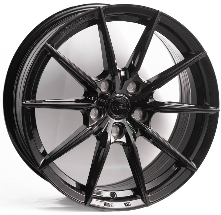 Kipardo XF005 7.5x17/5x114.3 D73.1 ET36 4 диска черный купить,NaN