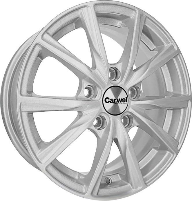 Carwel 11508SC 6x15/5x114.3 D67.1 ET45 4 диска серебристый купить,NaN