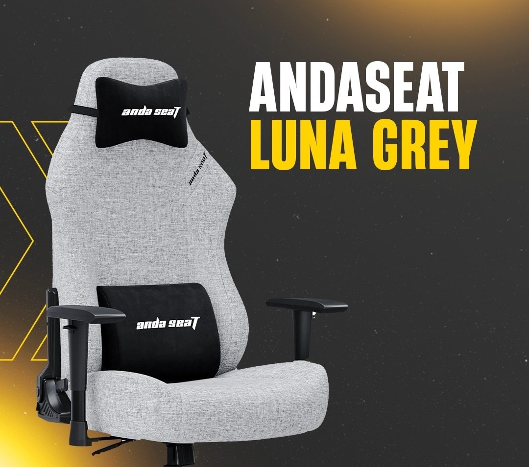 Игровое кресло AndaSeat AD18-44-G-F, серый купить,NaN