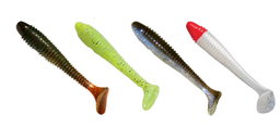 Силиконовая приманка Crazy Fish Vibro Fat 4'' 14-100-М60-6 100мм 8,4гр 4шт