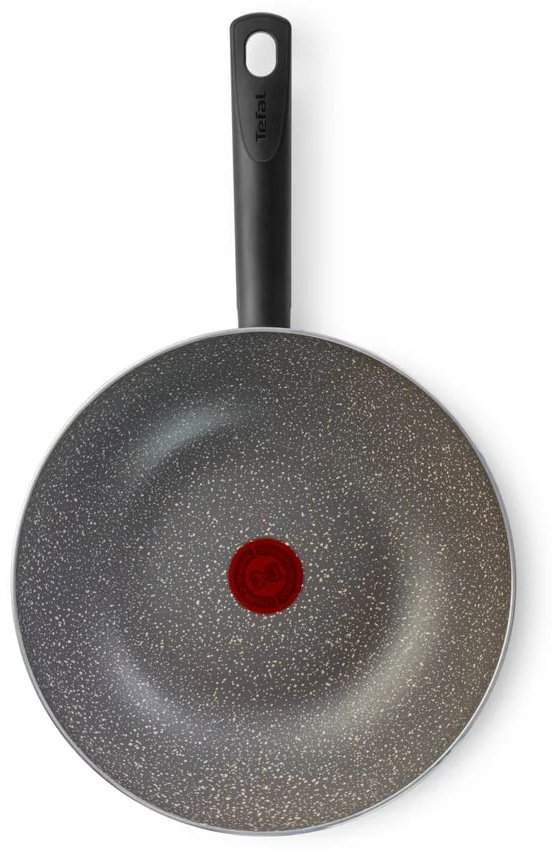 Вок Tefal G6 COOK NATURAL 28 см с антипригарным покрытием, алюминий купить,19990