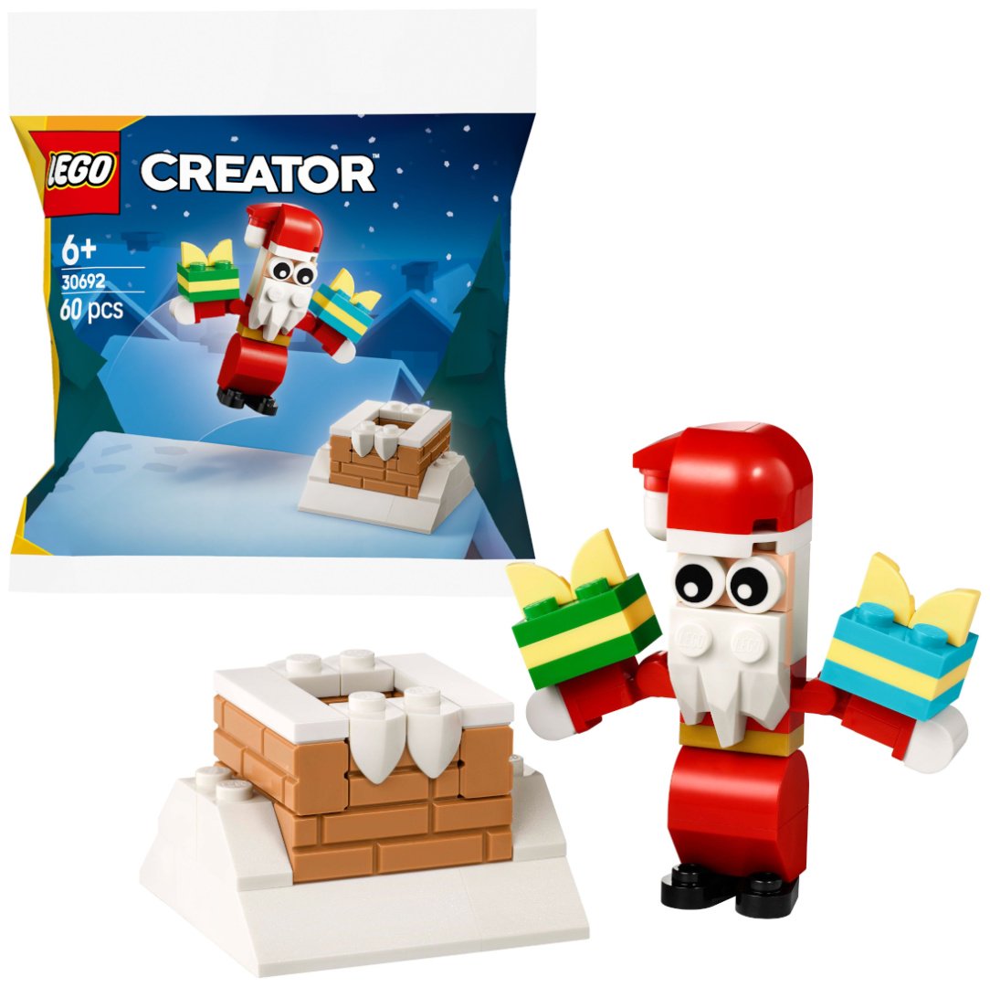 Конструктор LEGO Рождественское веселье с Сантой 30692, деталей 60 шт купить,3361