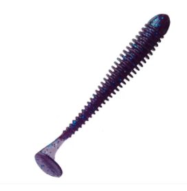 Силиконовая приманка Crazy Fish Vibro Worm 2" 3-50-99-6 0,9гр 50мм 8шт купить,NaN