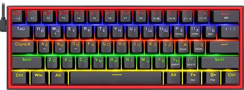Клавиатура Redragon Fizz 70671 черный купить,17950