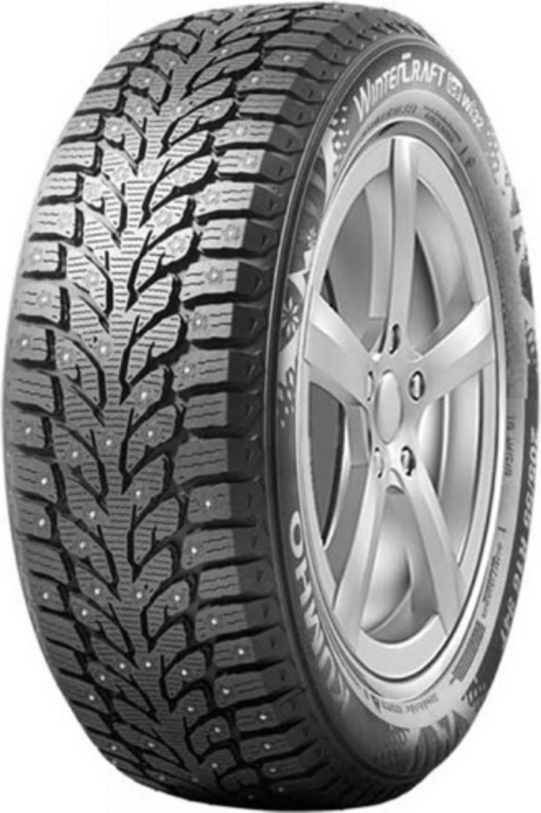 Kumho WinterCraft WI32 225/55 R19 99 H с шипами купить,NaN