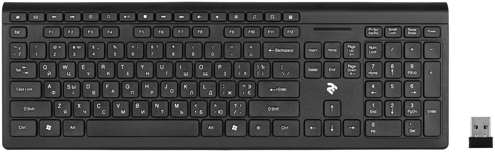 Клавиатура 2E KS210 2E-KS210WB черный купить,4850