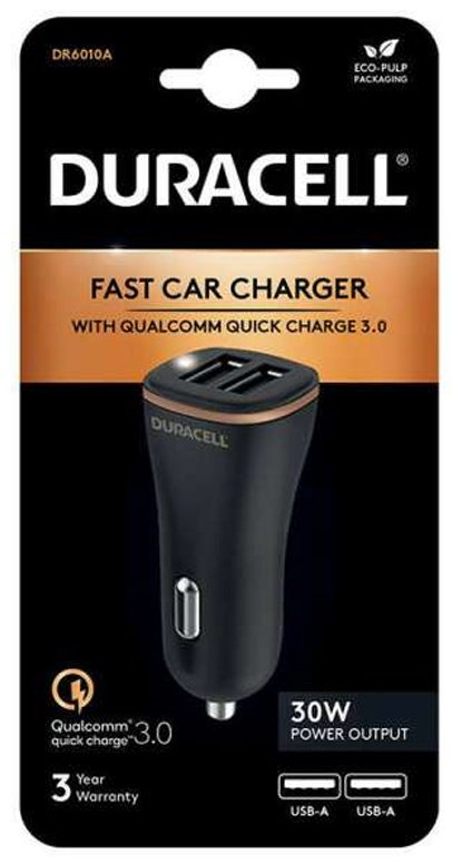 Зарядное устройство Duracell DR6010A черный
